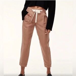 Aritzia Wilfred Allant Cropped Trouser in Nutmeg - 6